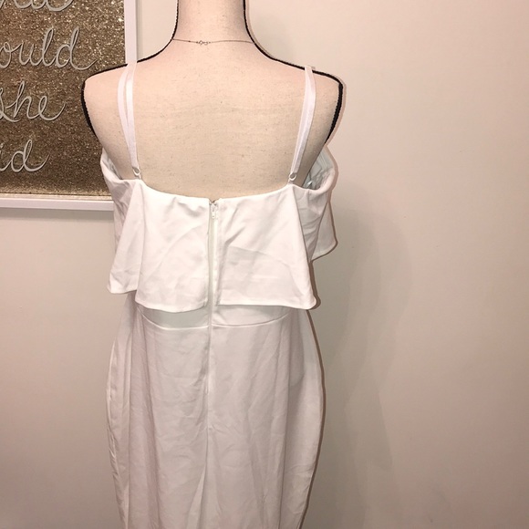 NWOT beautiful white Forever 21 dress - Picture 4 of 8